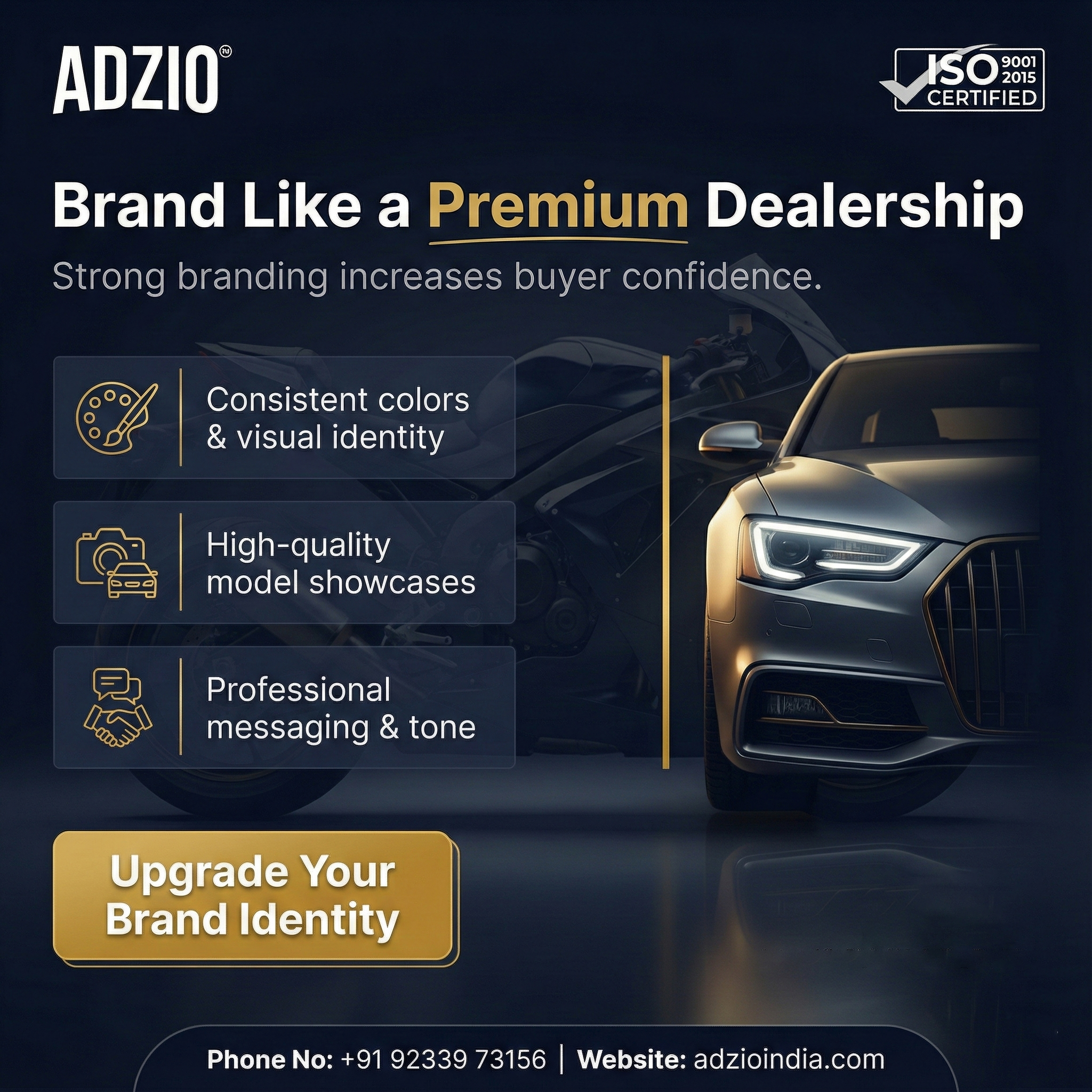 Upgrade Your Dealership with a Premium Brand Identity